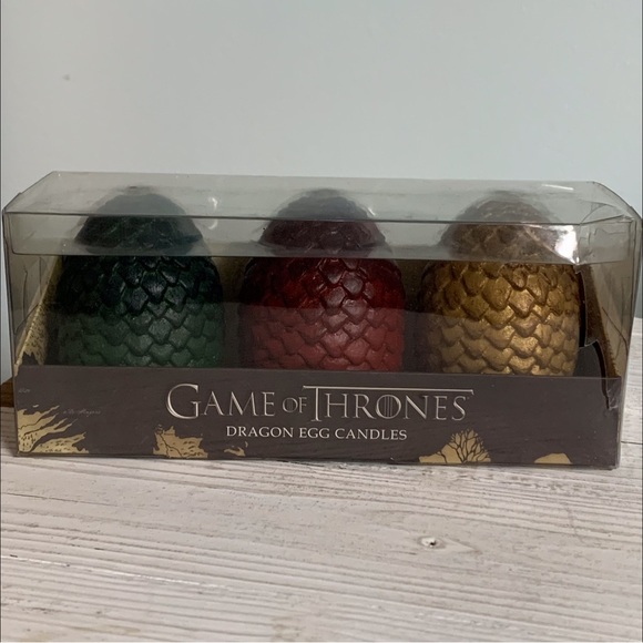 GAME OF THRONES 3 DRAGON EGG CANDLES SET! - Picture 4 of 10